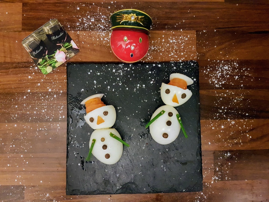 Un livre, une recette : Le bonhomme de neige oeuf et carotte